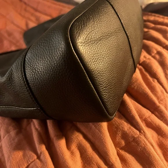 Tory Burch Leather Black Hobo Bag - Picture 7 of 8